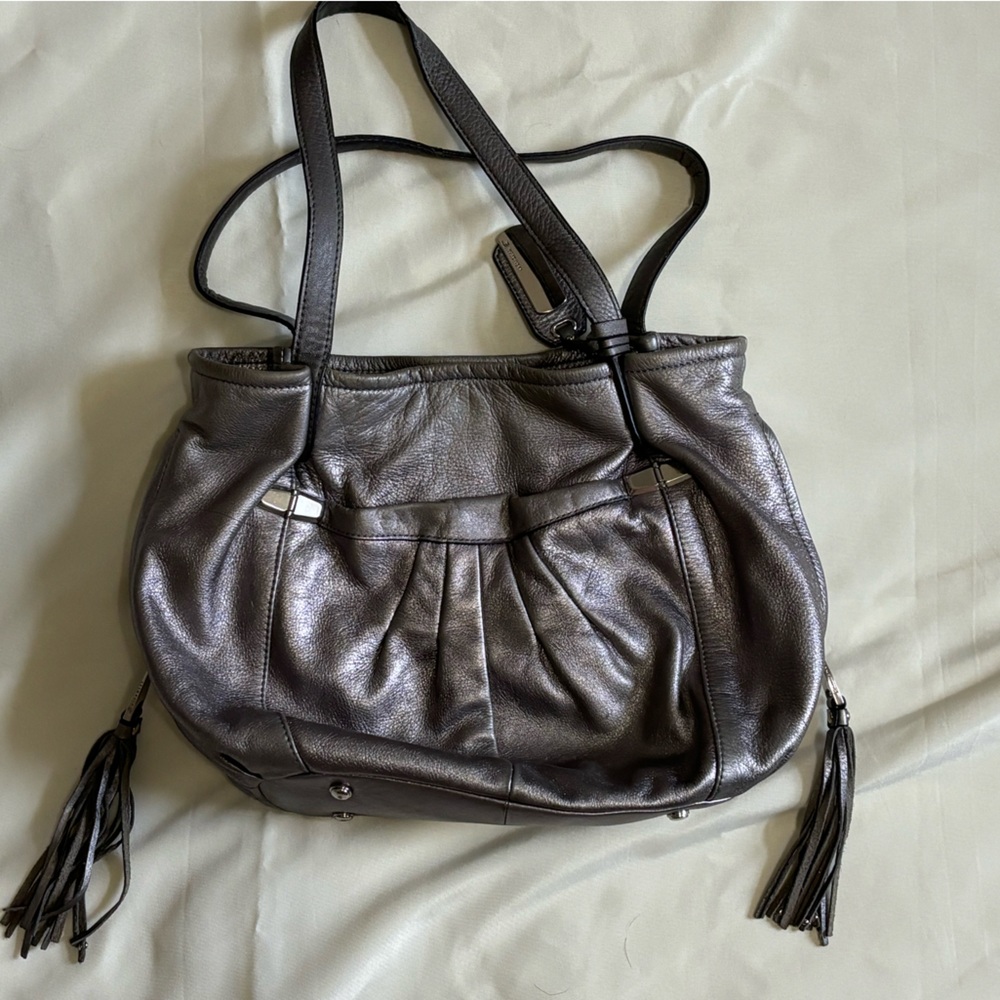 B makowsky silver purse